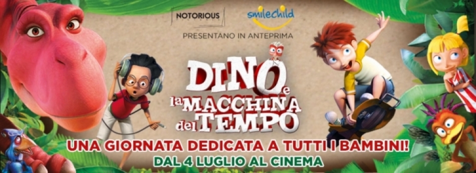 L’ETÀ DEI DINOSAURI - Una mattinata a prova di dinosauro con l’anteprima romana di DINO E LA MACCHINA DEL TEMPO!