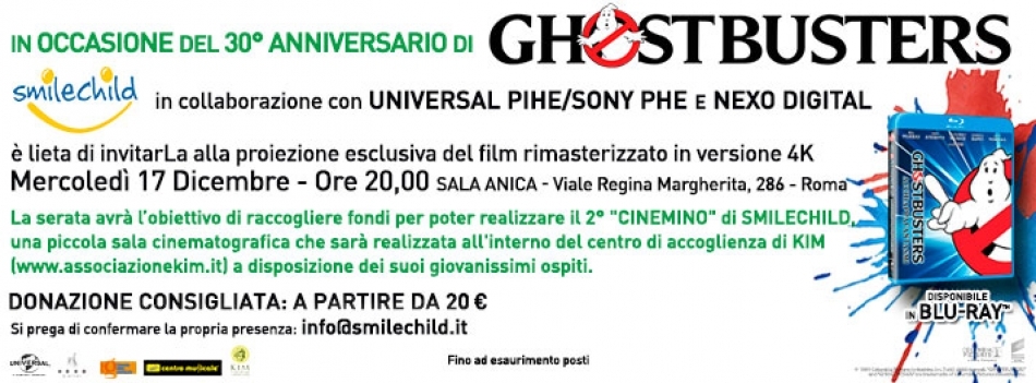 Tutti al Cinema con Ghostbuster per Kim