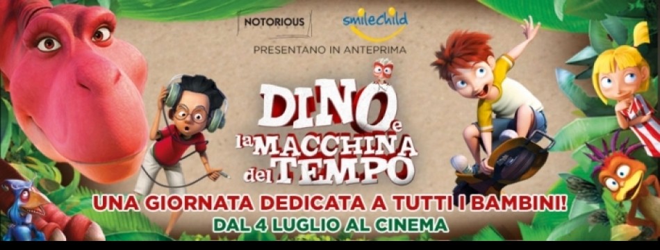 L’ETÀ DEI DINOSAURI - Una mattinata a prova di dinosauro con l’anteprima romana di DINO E LA MACCHINA DEL TEMPO!